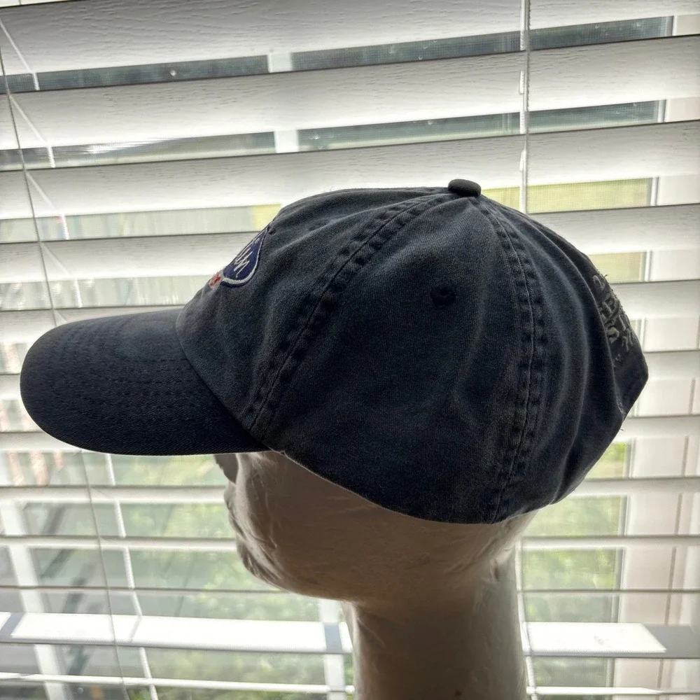 Justin‎ Boots Hat Mens OSFM Navy Blue 2001 George Strait Music Festival Cap